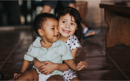 Toddler coloring activity in a classroom